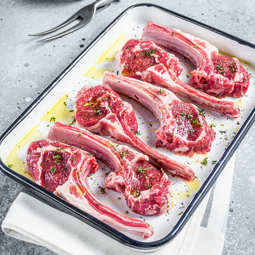 Halal Front Mutton Chops Marinated