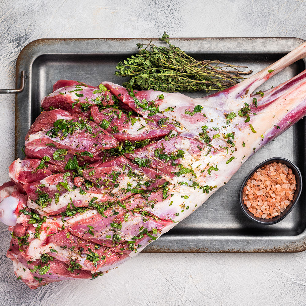 Halal Marinated Lamb leg