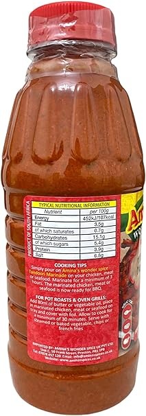 Aminas Wonder Spice – tandoori marinde(500ml)