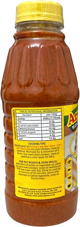 Aminas Wonder Spice – Peri Peri (500ml)