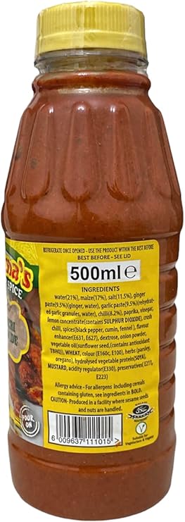 Aminas Wonder Spice – Peri Peri (500ml)