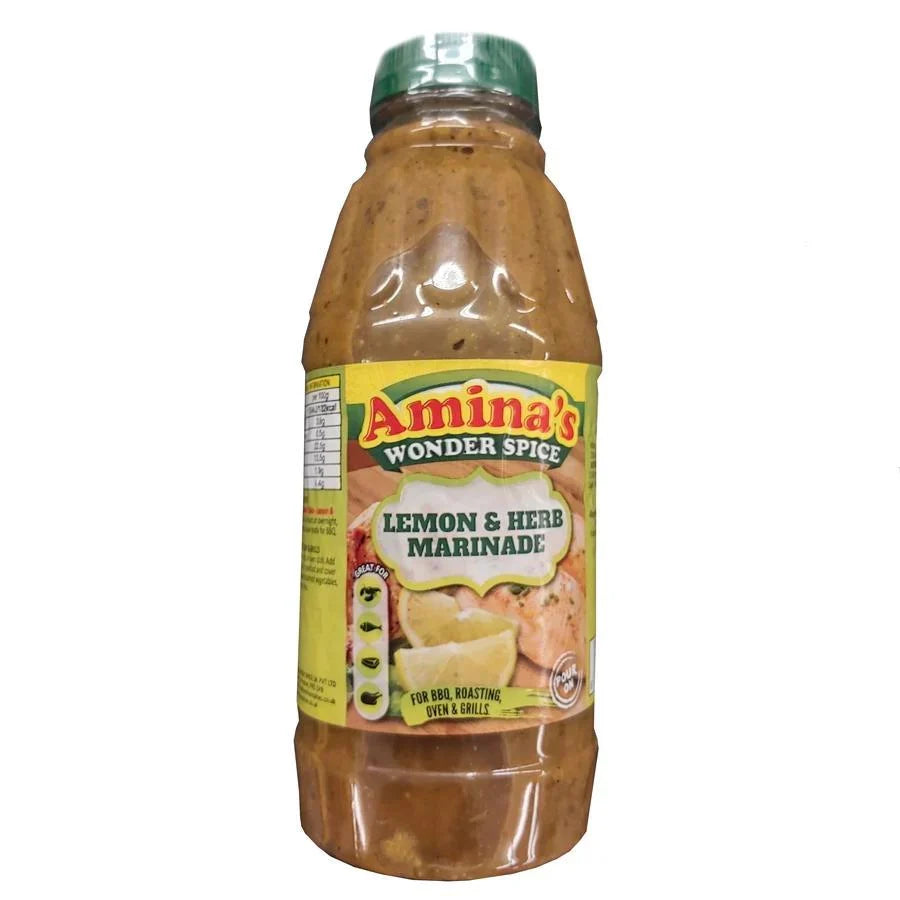 Aminas Wonder Spice – lemon & herb Marinade (500ml)