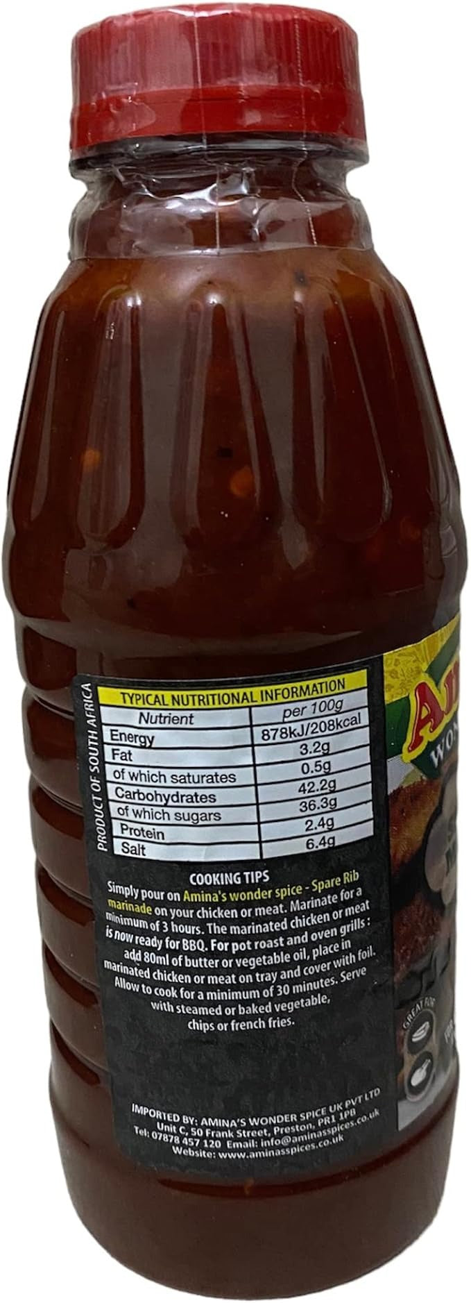 Amina's Wonder Spice Spare Rib Marinade