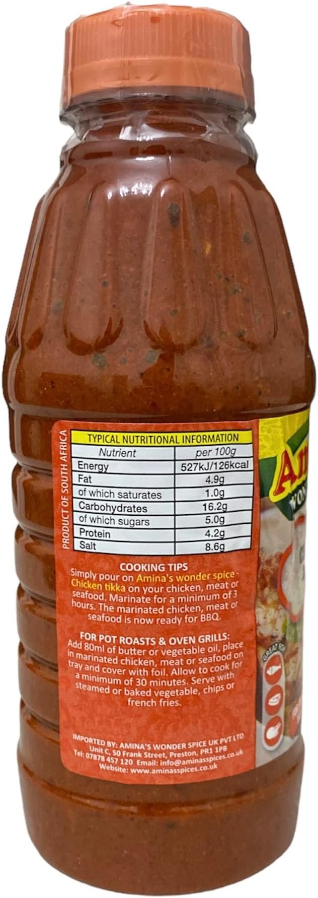 Aminas Wonder Spice – Chicken Tikka (500ml)