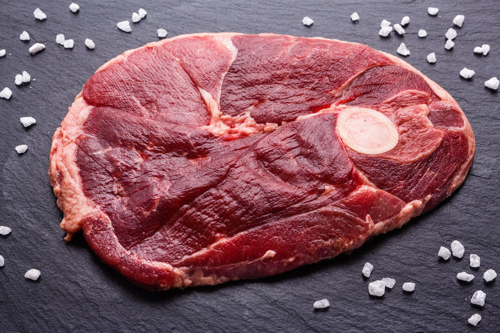 Halal Lamb leg steaks (bone-in)