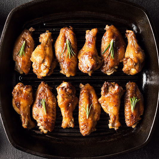 Halal Chicken Mid Wings Marinated